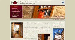 Desktop Screenshot of bougielaframboise-avocats.com
