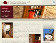 Tablet Screenshot of bougielaframboise-avocats.com